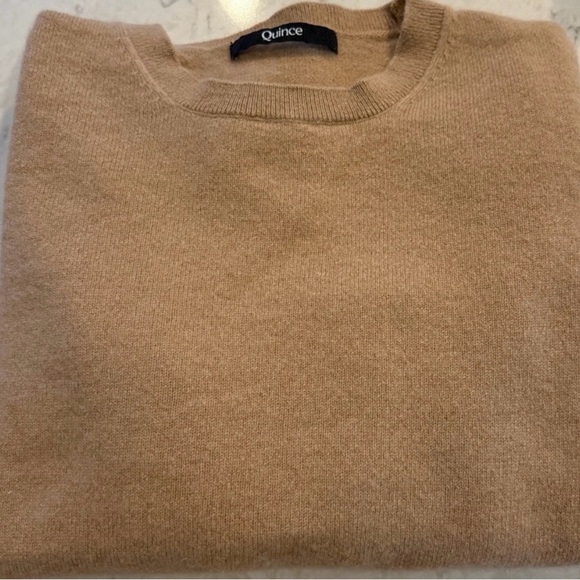 Quince 100% Mongolian Cashmere Sweater — Camel - Picture 5 of 5
